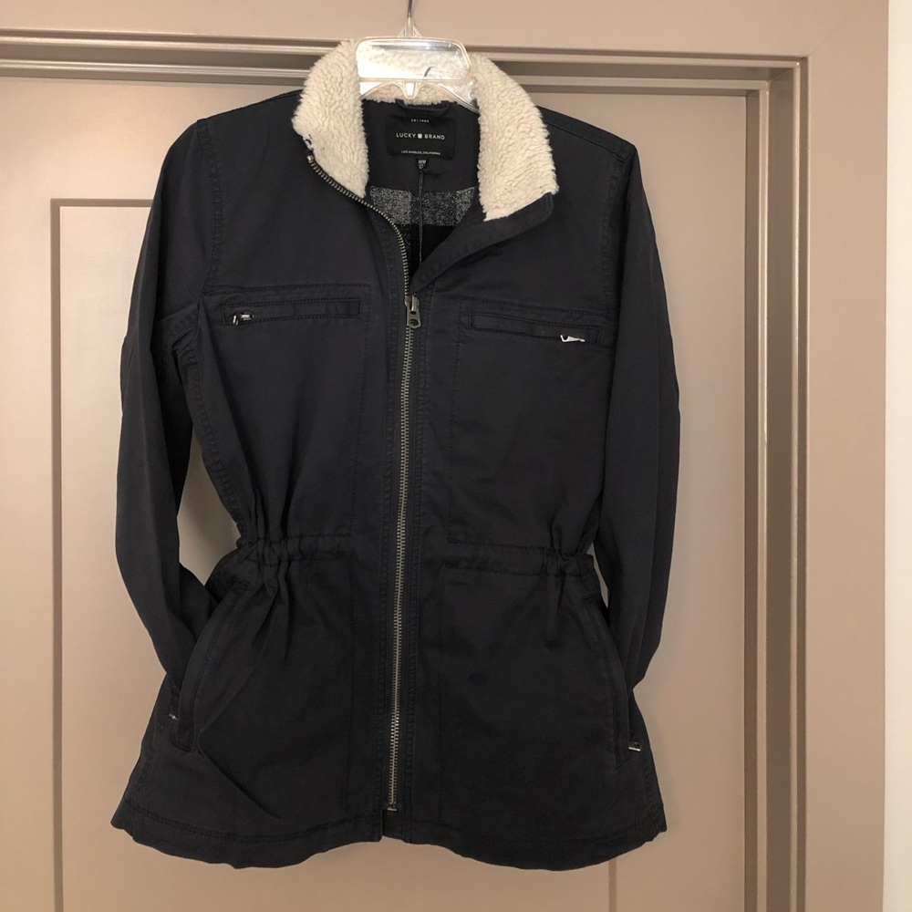 Sherpa Collar Maddie Utility Jacket